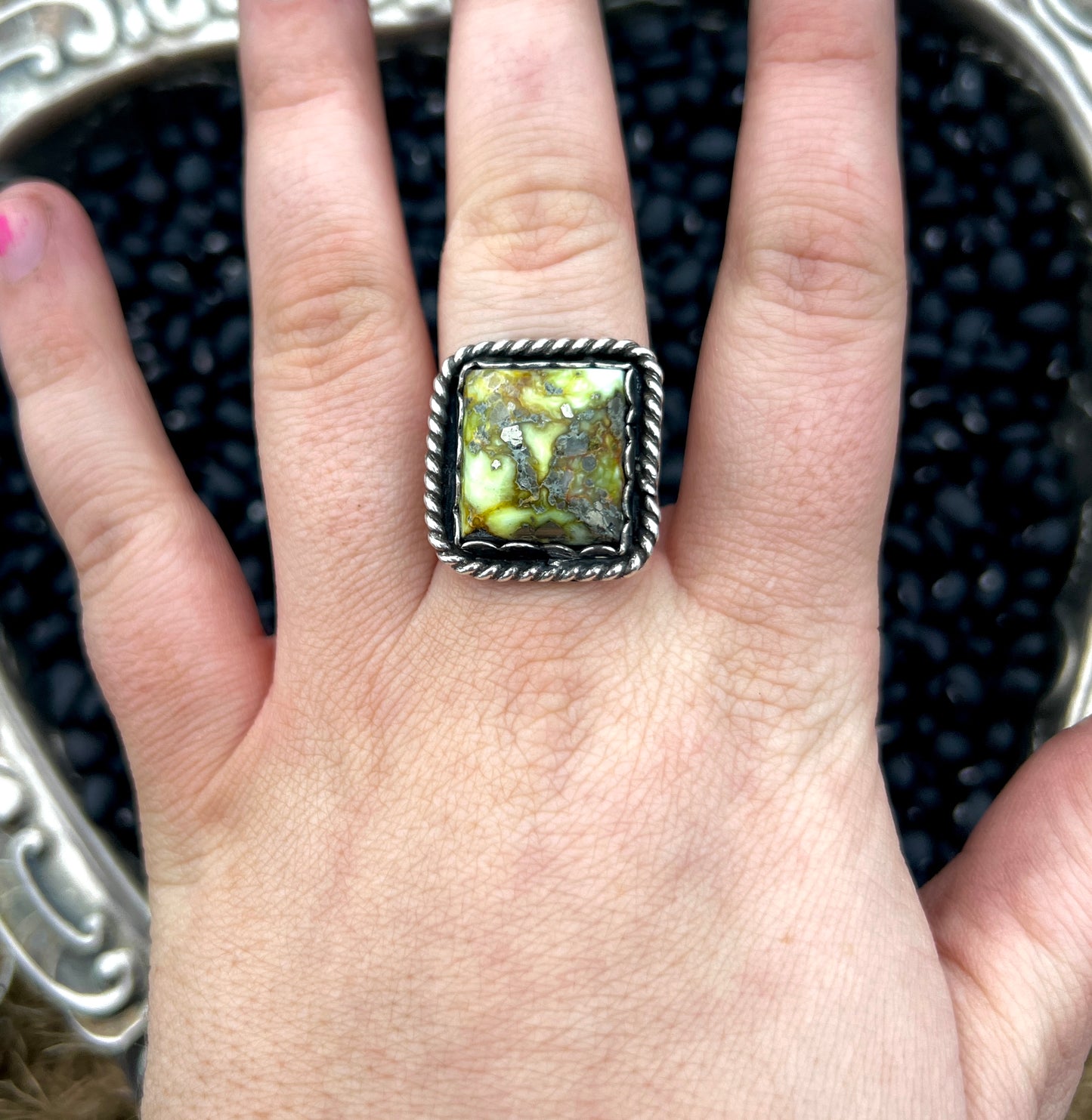 The Square Palomino Ring