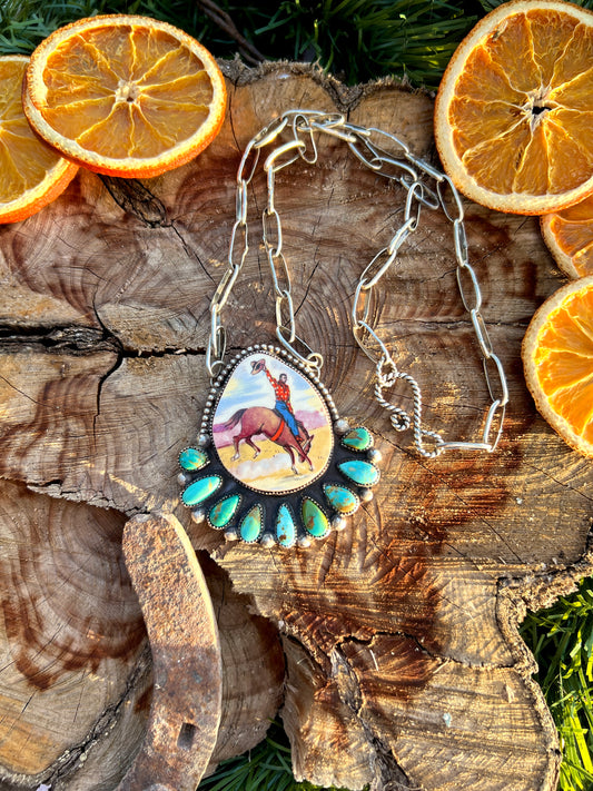 The Bucking Horse Necklace