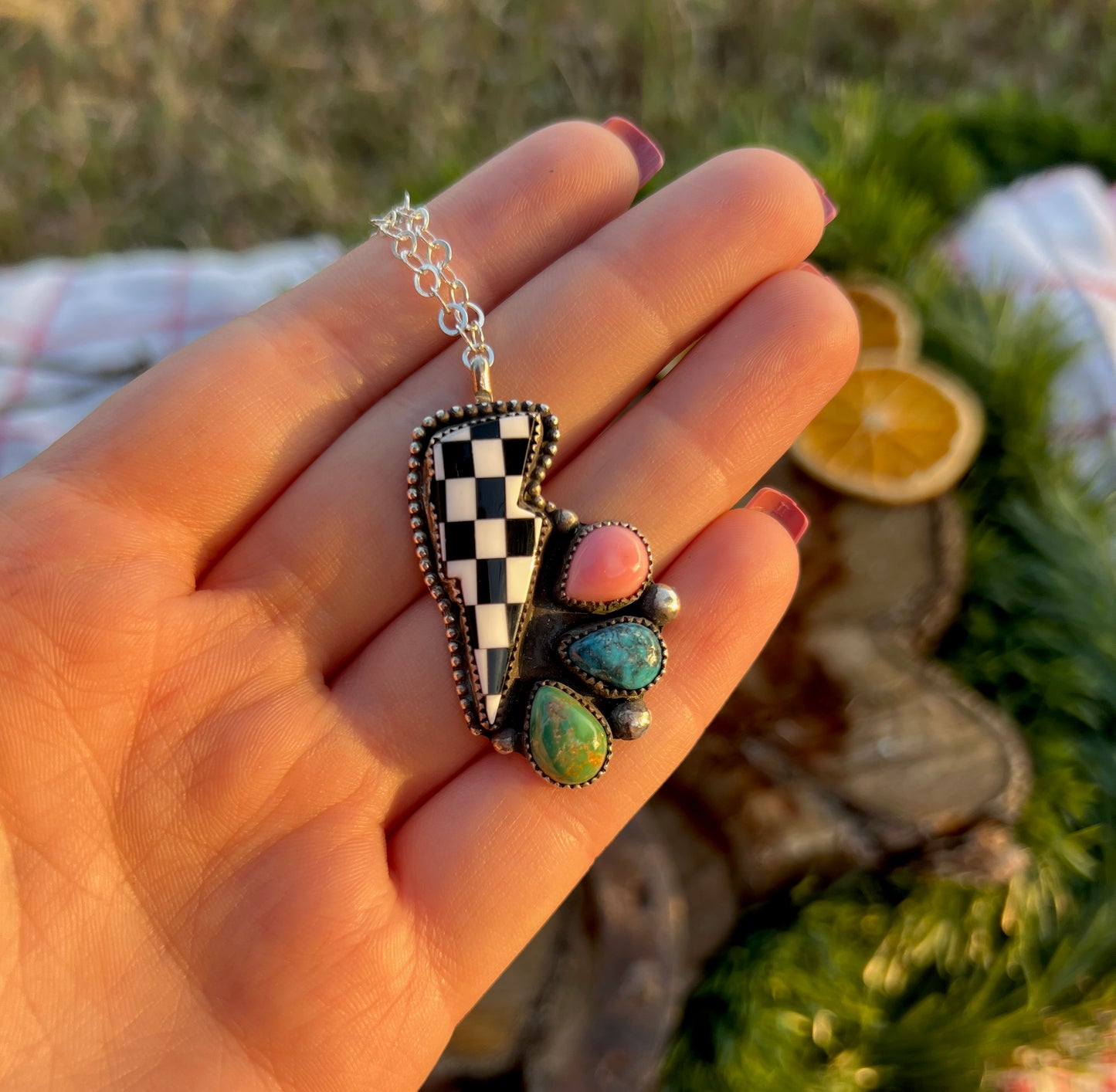 The Jayla Lightning bolt Necklace